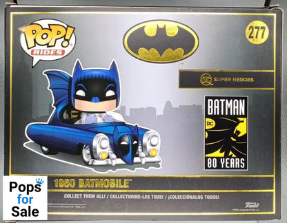 #277 1950 Batmobile (Blue) - Metallic - Rides DC Batman 80th Funko POP - PopsforSale.co.uk