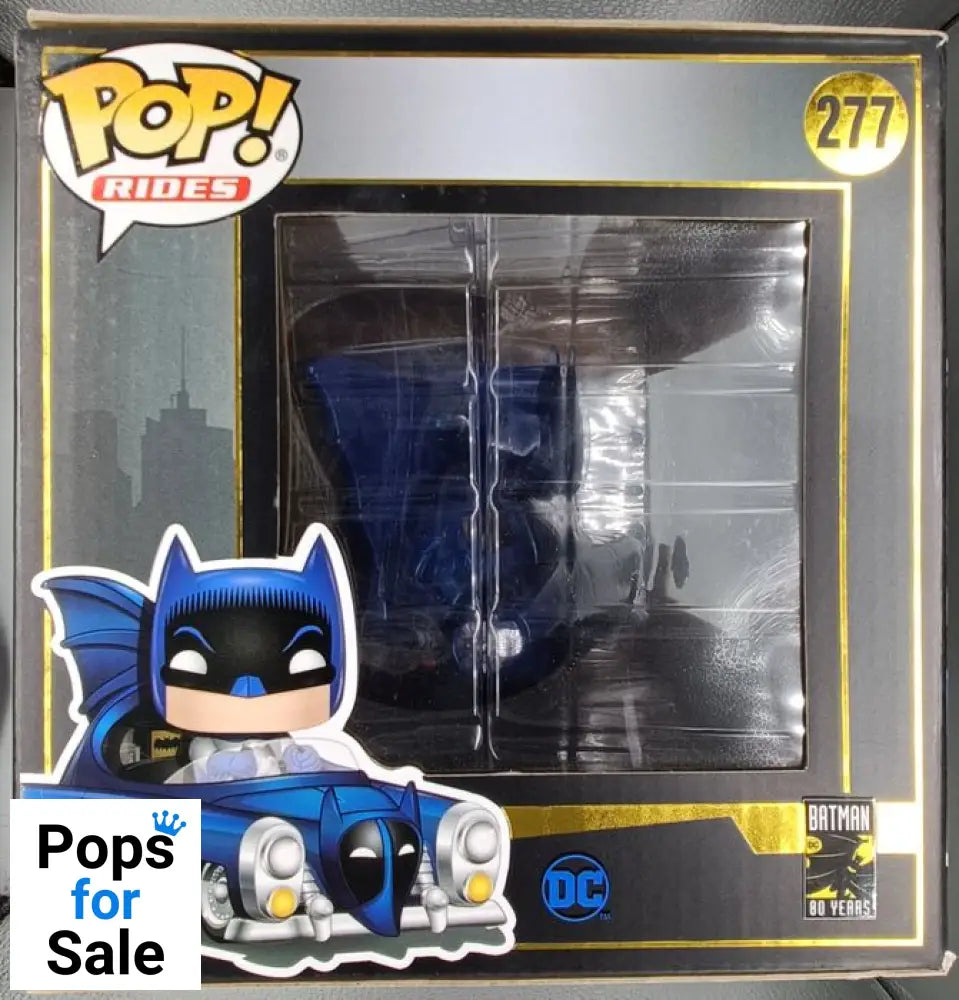 #277 1950 Batmobile (Blue) - Metallic - Rides DC Batman 80th Funko POP - PopsforSale.co.uk