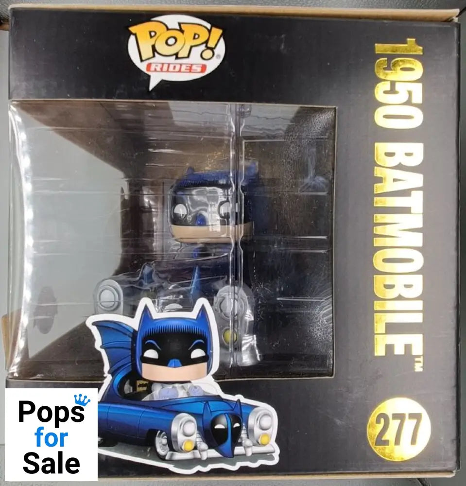 #277 1950 Batmobile (Blue) - Metallic - Rides DC Batman 80th Funko POP - PopsforSale.co.uk