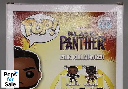 #278 Erik Killmonger - Marvel Black Panther Box Damaged Funko POP