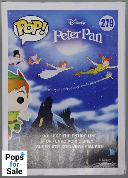 #279 Peter Pan (Flying) - Disney Peter Pan - Box Damaged Funko POP