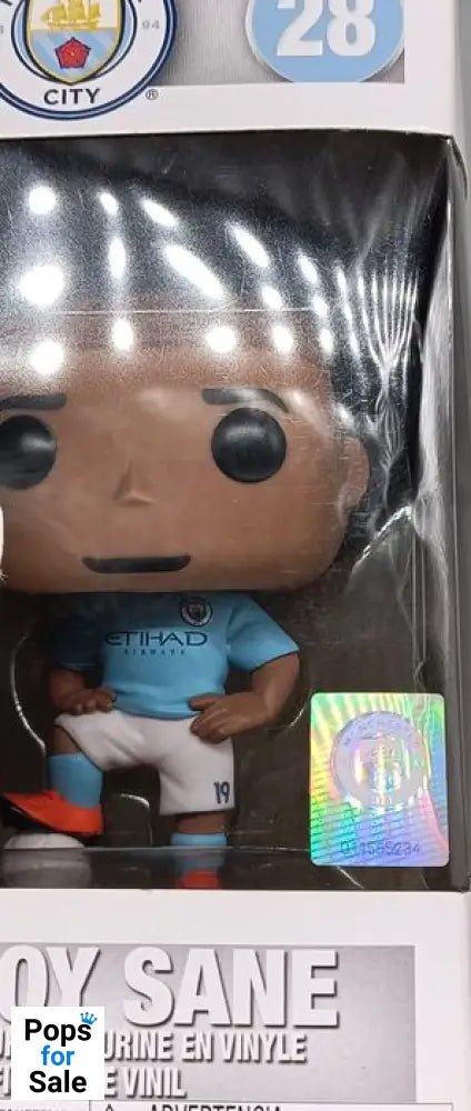 #28 Leroy Sane - Manchester City - Box Damaged Funko POP - PopsforSale.co.uk