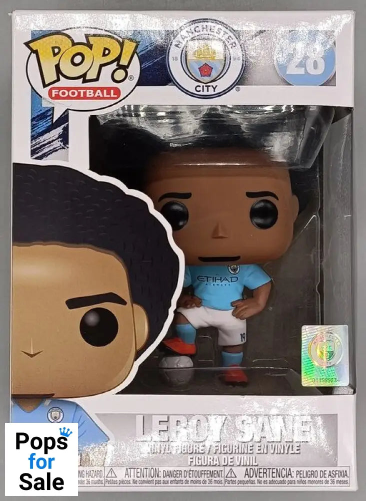 #28 Leroy Sane - Manchester City - Box Damaged Funko POP