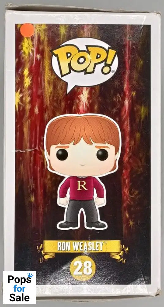 28 Ron Weasley (Sweater) - Harry Potter - Funko POP - Box Damaged