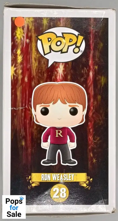 28 Ron Weasley (Sweater) - Harry Potter - Funko POP - Box Damaged