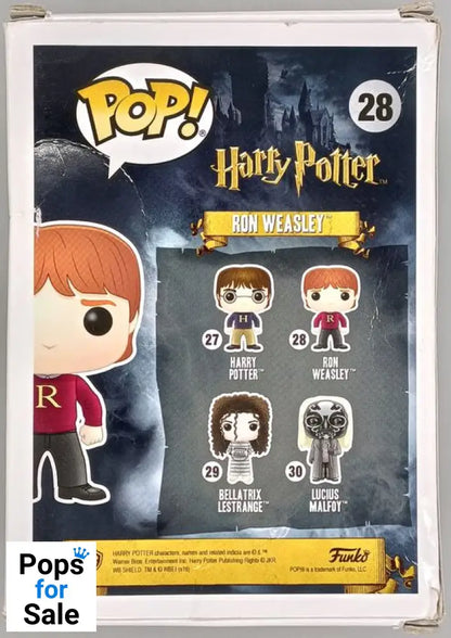 28 Ron Weasley (Sweater) - Harry Potter - Funko POP - Box Damaged