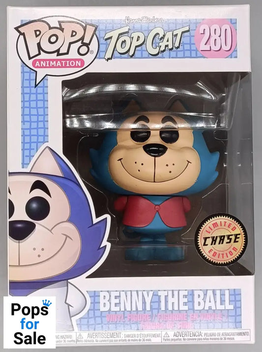 280 Benny the Ball (Red Cardigan) Chase - Top Cat Funko POP - Box Damaged