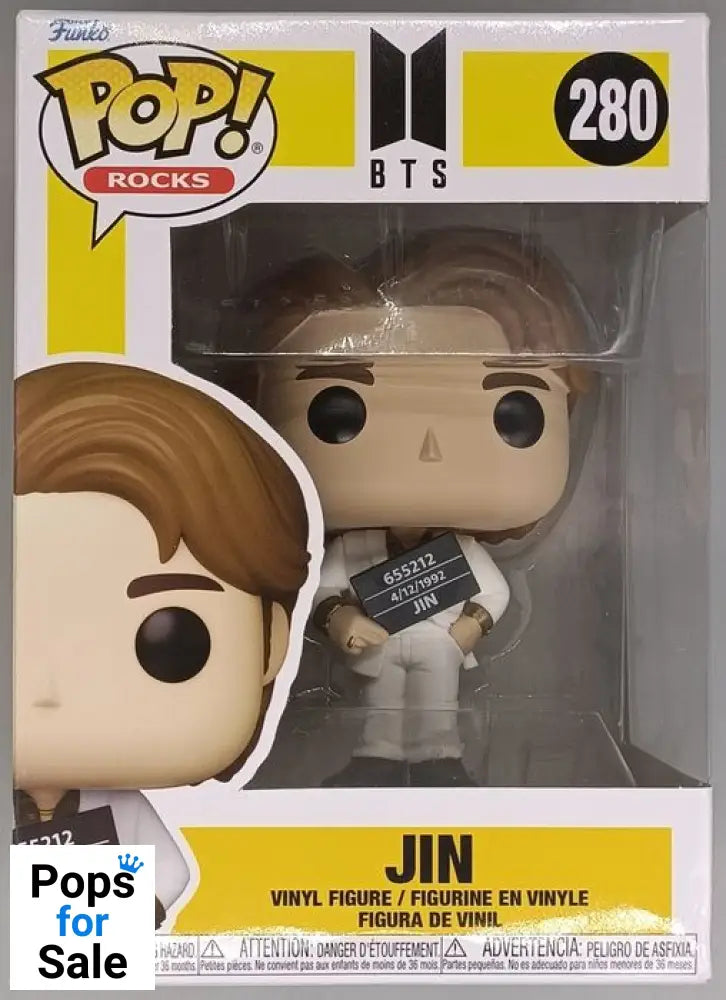 #280 Jin (Butter) - BTS - Box Damaged Funko POP - PopsforSale.co.uk