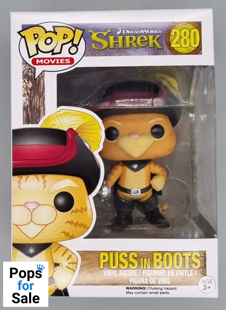 #280 Puss in Boots - Shrek Funko POP - PopsforSale.co.uk