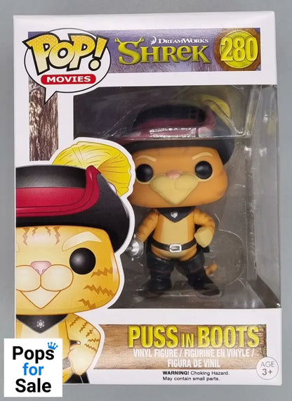 #280 Puss in Boots - Shrek Funko POP - PopsforSale.co.uk