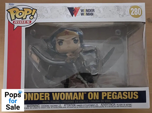 280 Wonder Woman on Pegasus - Rides - DC Wonder Woman 80th Anniversary Funko POP - Box Damaged