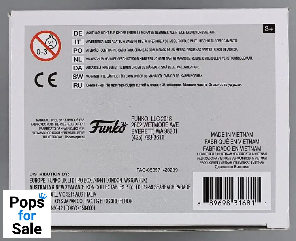 #281 Anakin Skywalker (Dark Side) - Star Wars - Box Damaged Funko POP