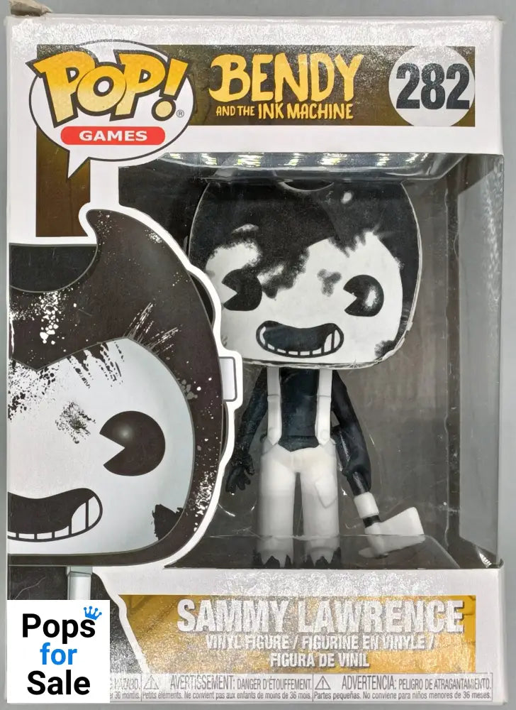 #282 Sammy Lawrence - Bendy And The Ink Machine - Box Damaged Funko POP - PopsforSale.co.uk