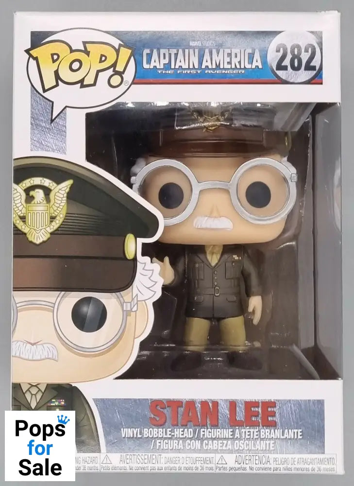 #282 Stan Lee (General) - Marvel Captain America Funko POP - PopsforSale.co.uk