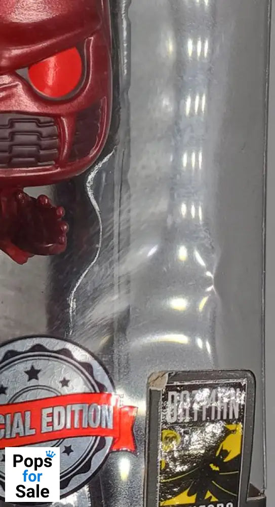 #283 Batman (Red Death) - Metallic - DC - Box Damaged Funko POP