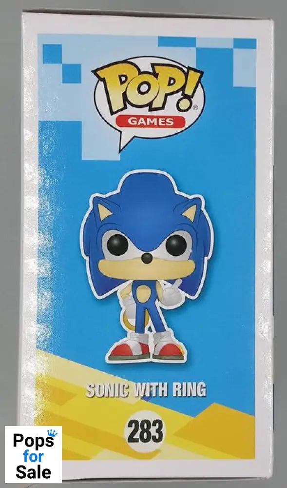 #283 Sonic with Ring - Sonic the Hedgehog Funko POP