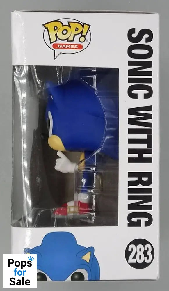 #283 Sonic with Ring - Sonic the Hedgehog Funko POP