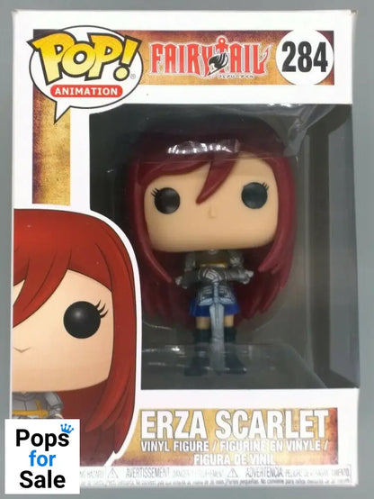 284 Erza Scarlet - Fairy Tail - Box Damaged Funko POP