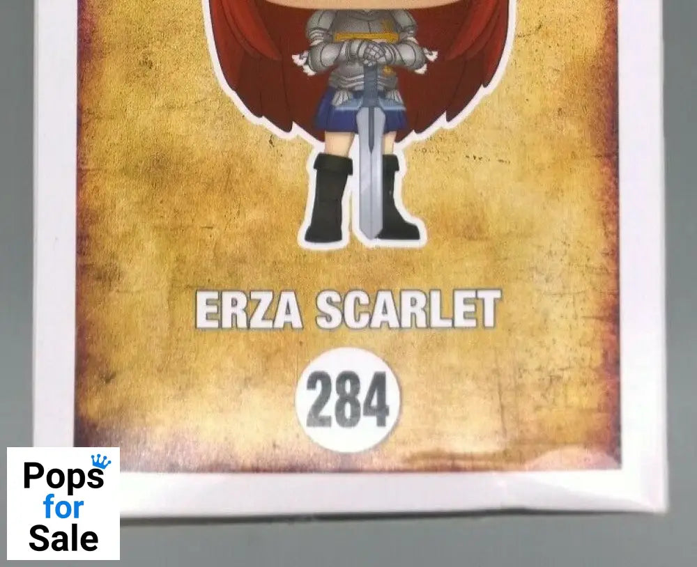 284 Erza Scarlet - Fairy Tail - Box Damaged Funko POP