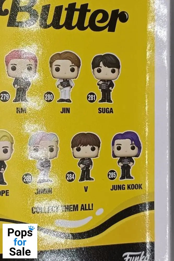 #284 V (Butter) - BTS - Box Damaged Funko POP