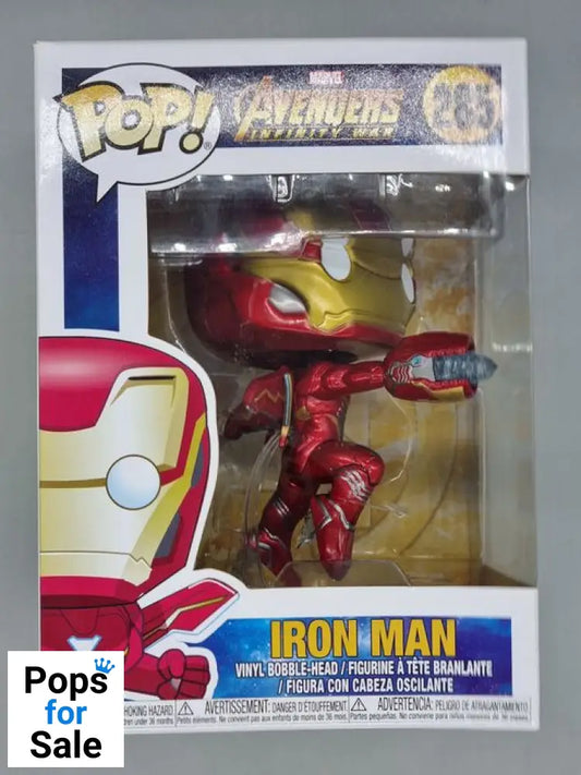 #285 Iron Man - Marvel Avengers Infinity War - Box Damaged Funko POP - PopsforSale.co.uk