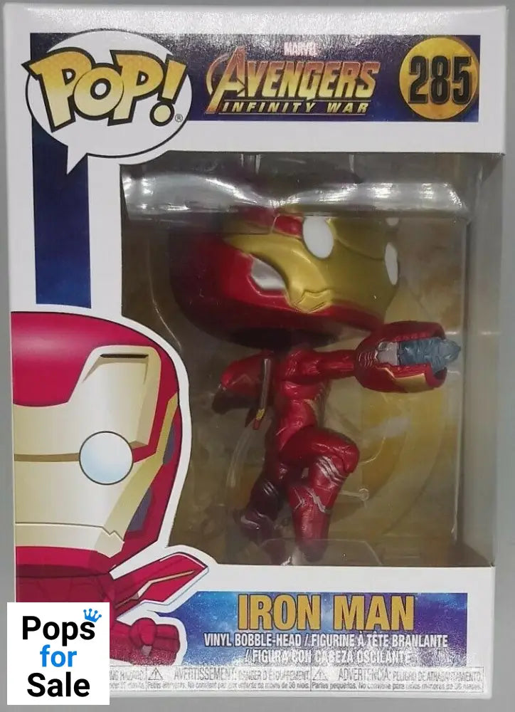 #285 Iron Man - Marvel Avengers Infinity War Funko POP - PopsforSale.co.uk