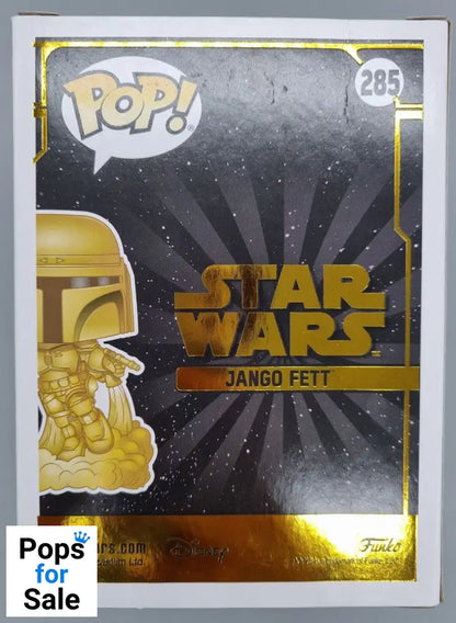 285 Jango Fett (Pre Flight Gold) - Star Wars - Funko POP - Box Damaged