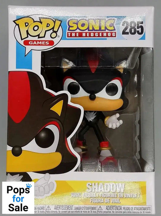 285 Shadow - Sonic The Hedgehog Funko POP - Box Damaged