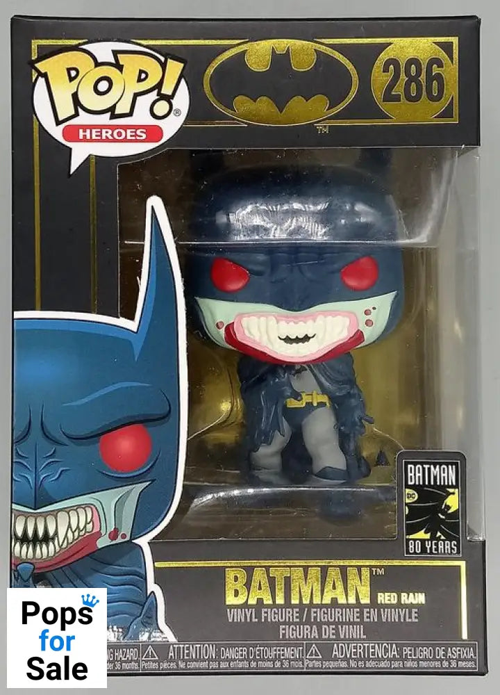 #286 Batman (Red Rain) - DC - Batman 80 Years Funko POP