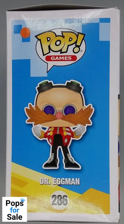 #286 Dr. Eggman - Sonic The Hedgehog - Box Damaged Funko POP