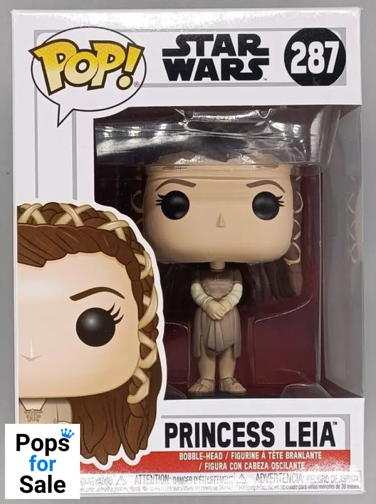 #287 Princess Leia (Ewok Village) - Star Wars - Box Damaged Funko POP
