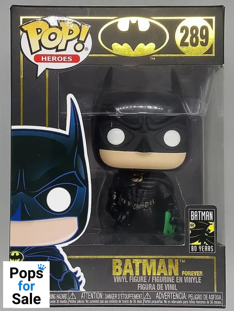 #289 Batman (Forever) - DC - Batman 80 Years - Box Damaged Funko POP - PopsforSale.co.uk