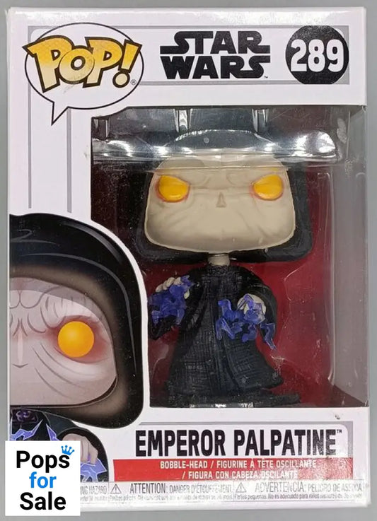 #289 Emperor Palpatine (Force Lightning) - Star Wars Box Damaged Funko POP - PopsforSale.co.uk