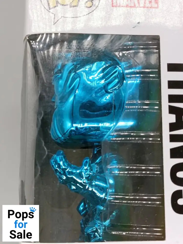 #289 Thanos (Blue) Chrome - Marvel Avengers: Infinity Box Damaged Funko POP - PopsforSale.co.uk