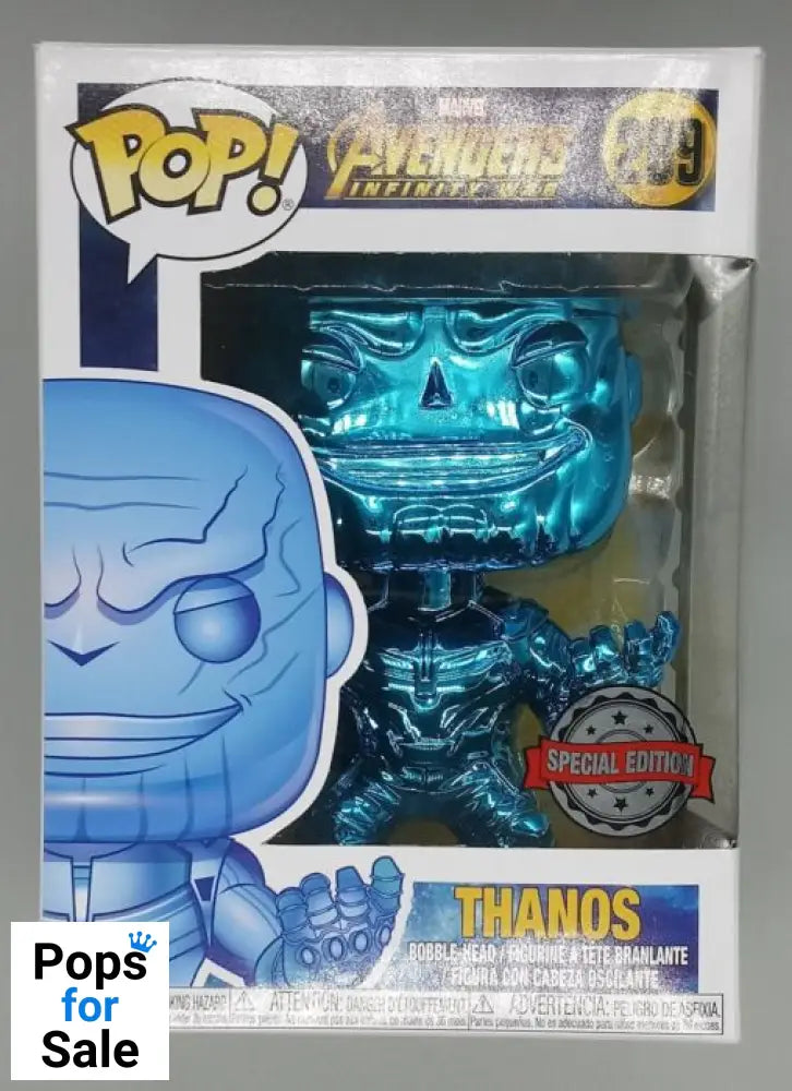 #289 Thanos (Blue) - Chrome - Marvel Avengers: Infinity War Funko POP - PopsforSale.co.uk