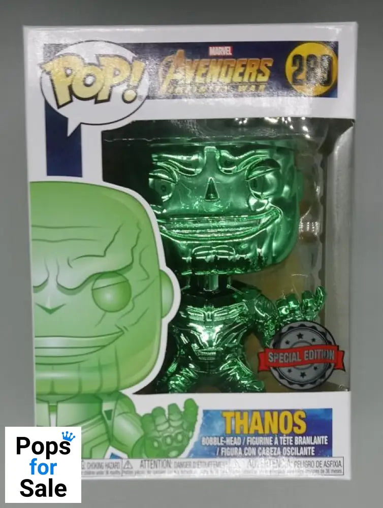 #289 Thanos (Green) - Chrome - Marvel Avengers Infinity War Funko POP - PopsforSale.co.uk