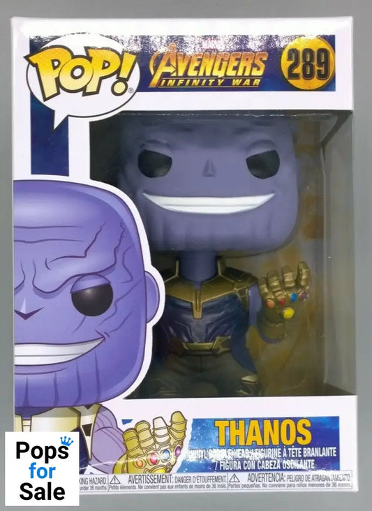 #289 Thanos - Marvel Avengers Infinity War - Box Damaged Funko POP