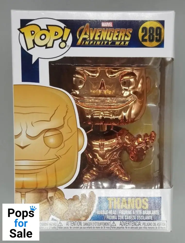 #289 Thanos (Orange) - Chrome - Marvel Avengers Infinity War Funko POP