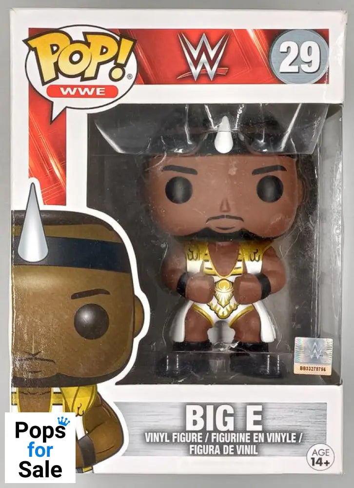 #29 Big E - WWE - Box Damaged Funko POP - PopsforSale.co.uk