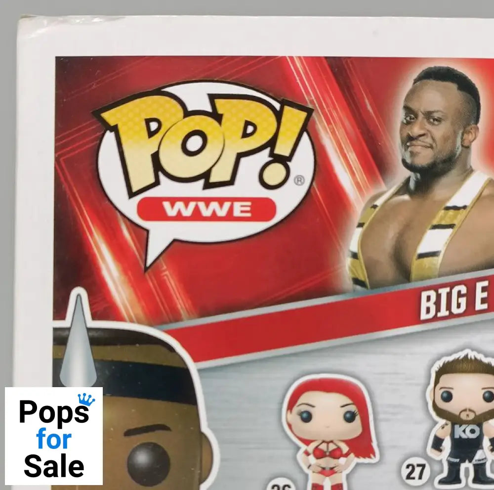 #29 Big E - WWE - Box Damaged Funko POP - PopsforSale.co.uk