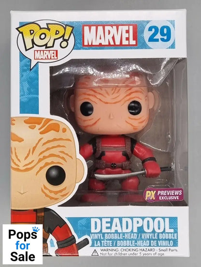 29 Deadpool (Unmasked) - Marvel Funko POP