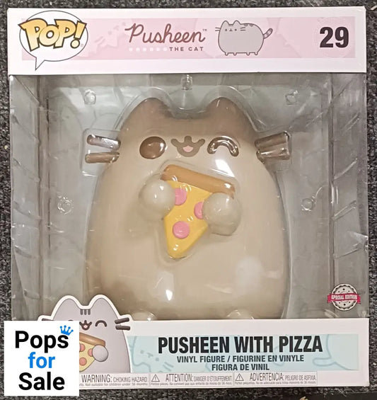 29 Pusheen (with Pizza) - 10 Inch - Pusheen - Funko POP - Box Damaged
