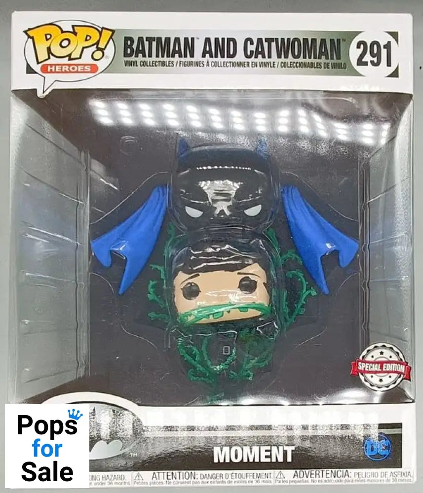 291 Batman and Catwoman - Comic Moment - DC Funko POP - Box Damaged