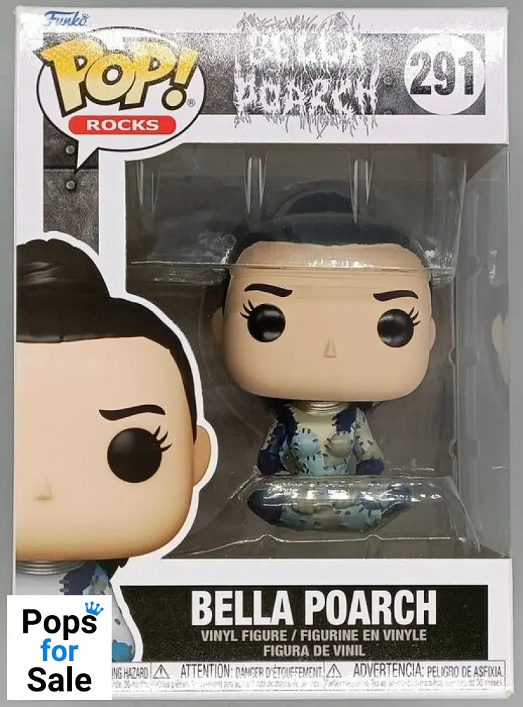 #291 Bella Poarch (Patchwork) Rocks - TikTok - Box Damaged Funko POP