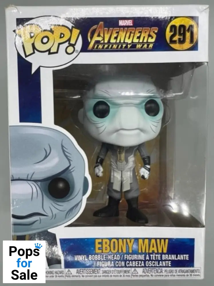 #291 Ebony Maw - Marvel Avengers Infinity War - Box Damaged Funko POP - PopsforSale.co.uk