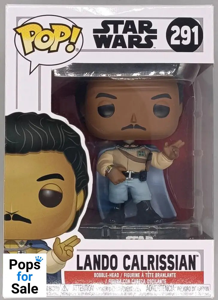 #291 Lando Calrissian (General) - Star Wars - Box Damaged Funko POP