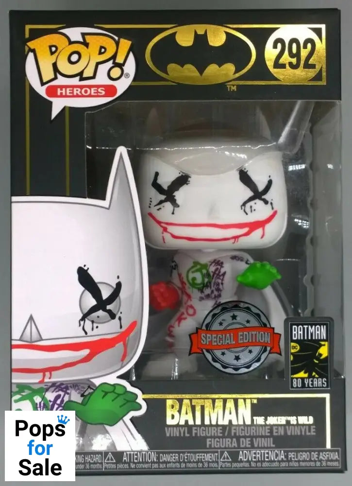 #292 Batman (The Joker Is Wild) - DC Batman 80 Years Funko POP - PopsforSale.co.uk