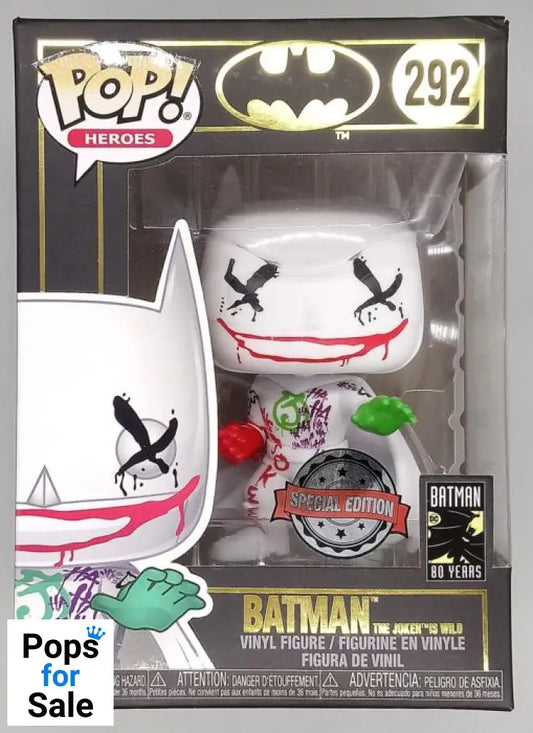 #292 Batman (The Joker Is Wild) - DC Batman - Box Damaged Funko POP