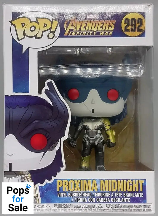 #292 Proxima Midnight - Marvel Avengers Infinity War Box Damaged Funko POP