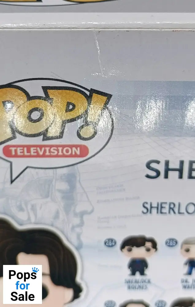 #292 Sherlock with Apple - Sherlock - Box Damaged Funko POP - PopsforSale.co.uk